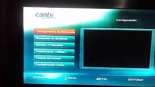 FACIL Y GRATIS MENU OCULTO DECODIFICADOR CANTV NLS3601 PARA AGREGAR + TRANSPONDERS Y + SATELITES