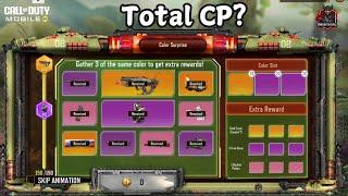 Color Suprise: Total CP To Unlock The Permanent PDW-57 Battalion?