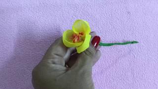 DIY Easy Organdy flower