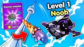 Starting Over as NOOB with OP SECRET in Climb And Jump Tower! (Roblox)