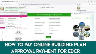 How to pay building plan approval fees on online- online building plan approval payment- tnurbanepay