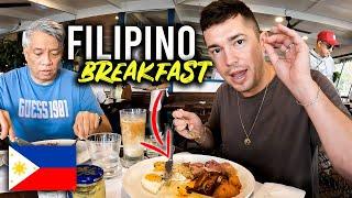 LUXURY FILIPINO BREAKFAST in Tagaytay Philippines (BEST FOOD I ATE) 