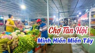 Minh Hiền Miền Tây Review Chợ Tân Hội / Xem Bà Con Buôn Bán Tấp Nập...