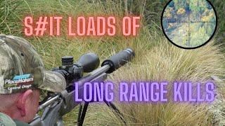 TWO DAYS OF NON STOP LONG RANGE ACTION | SCOPE VIEW AND SLOW MOTION KILLS | PRECISION SHOOTING IN NZ