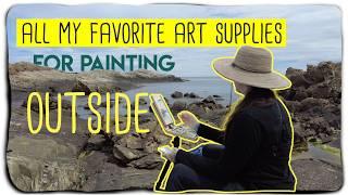 Favorite Art Supplies for PLEIN AIR & Urban Sketching [2024]