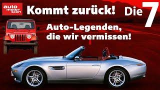 Kommt wieder zurück!! Diese Auto-Legenden muss man einfach vermissen I auto motor und sport