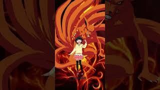 Himawari + Kurama in Fusion Mode  #shorts #naruto #boruto #viral