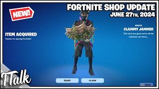 *NEW* CLAMMY JAMMER EMOTE! Fortnite Item Shop [June 27th, 2024] (Fortnite Chapter 5)