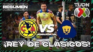 América vs Pumas - HIGHLIGHTS | AP2023-J10 | Liga Mx | TUDN