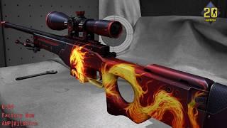 AWP Дикое пламя | Износ Скина | #CSGO