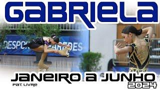 Gabriela Reis - Janeiro a Junho 2024 - Patinagem Livre #gabrielareis #patinagem