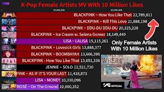 Kpop Only Female Artist To Reach 10 Million Likes On YouTube