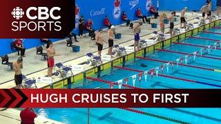 Hugh McNeill victorious in 200M backstroke at 2023 Canadian Swimming Trials | CBC Sports