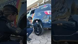 Aquele talento antes de começar a caça  ️#viatura #policia #pmdf #gtop
