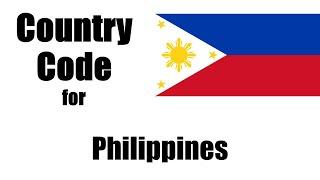 Philippines Dialing Code - Filipino Country Code - Telephone Area Codes in Philippines