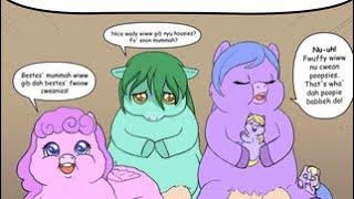 Fluffy Pony Abuse “Working Fluffies” Part 1 & 2 (comic by Master_Violet, voiceover by gayroommate)