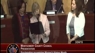 Councilmembers Nancy Floreen and Nancy Navarro on Women's History Month