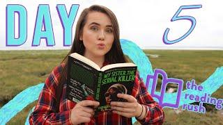 THE READING RUSH READING VLOG: DAY 5 blackberry picking, murder and completing my physical TBR!