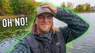 HUGE Largemouth Bass BROKE My Line at the BOAT - Bass Fishing Michigan