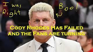 Cody Rhodes Has Failed; We need a Change!