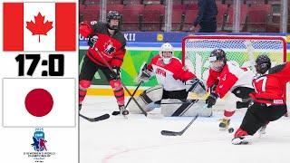 CANADA VS JAPAN QUARTERFINALS HIGHLIGHTS IIHF U18 WOMEN´S WORLD CHAMPIONSHIP 2025