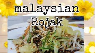 Malaysian Rojak Recipe  | Sweet and refreshing snack | Malaysian  Favorite's  Snack - GirlieGIRL