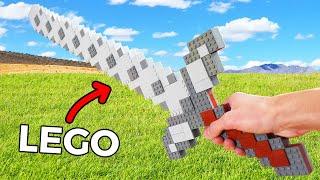 I Built LEGO MINECRAFT Weapons...