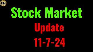 Stock Market Analysis 11-7-24. FED day.