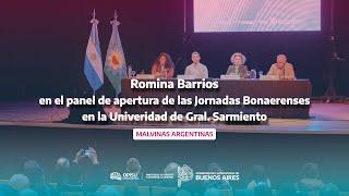 ️ Romina Barrios, directora ejecutiva del OPISU | Jornadas Bonaerenses de la 1° Sección Electoral