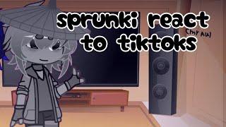 SPRUNKI react to tiktoks! |shippers| "" (PT 1)