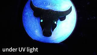 2024 Niue 5 Ounce Taurus UV Color High Relief Antique Finish Silver Coin