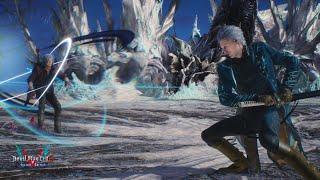 Devil May Cry 5 SE - Vergil vs Dante but every time I use cut judgment the video gets 10% faster