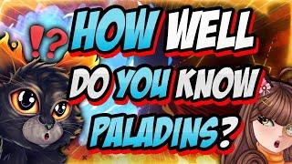 Making Paladins Youtubers HATE Me with this TRIVIA CHALLENGE