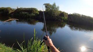 River Pike Fishing UK  Quick lure fishing session.