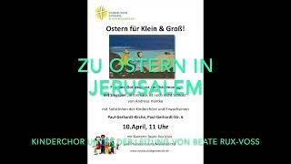 Gruß zu Ostern aus dem Kinderchor – Einladung zum Musical