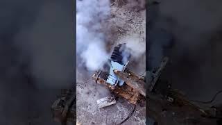 Special assistant is steam machine clean construction Equipment Part158#Steamwashing