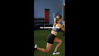 BACK TO BASICS with the TRX Suspended Lunge! ️