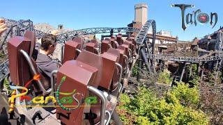 Taron POV Back Row | Launched Coaster a Phantasialand 