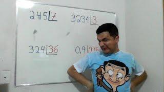 DIVISÃO: Aprenda agora vários tipos com o Professor Mr Bean da Matemática!