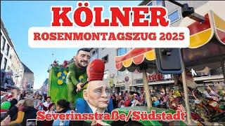 Rosenmontagszug in KÖLN 2025 bunt, laut und schön