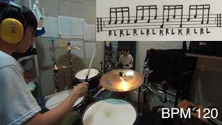 [Drum Fills]Lesson 05. Combination Drum Fill in