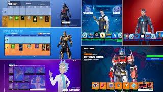 Evolution of Fortnite Battle Pass (Chapter 1 Season 2 - Chapter 4 Season 3)