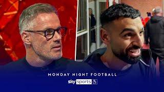 "That's SELFISH." | Jamie Carragher disappointed with Salah's comments about his future at Liverpool