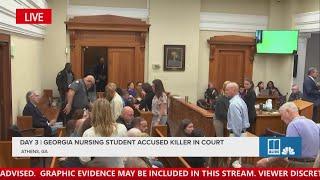 Laken Riley's family leaves court before graphic evidence introduced