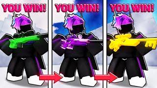 Every WIN my Weapon Skin UPGRADES in Roblox Rivals..