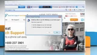 Internet Explorer® 7: How to set current webpage as home page on Windows® Vista?