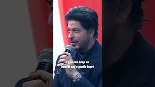 Sharukh khan Advice to youngsters ️  #ledevcreator