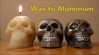 The aluminum skull casting - from lost wax to solid metal