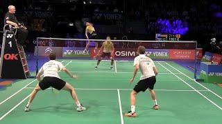 Tan Boon Heong/Koo Kien Keat vs Carsten Mogensen/Mathias Boe Yonex Denmark Open Nice Angle