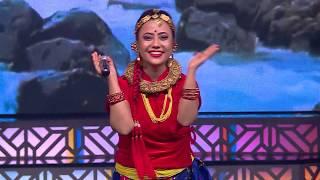 Surekha Chhetri "Khandina ,Tirkha Lagyo" - Live Show-The Voice of Nepal 2018